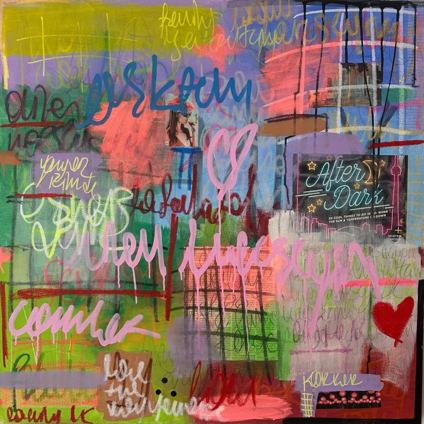 “Night Walk” (36” x 36”)